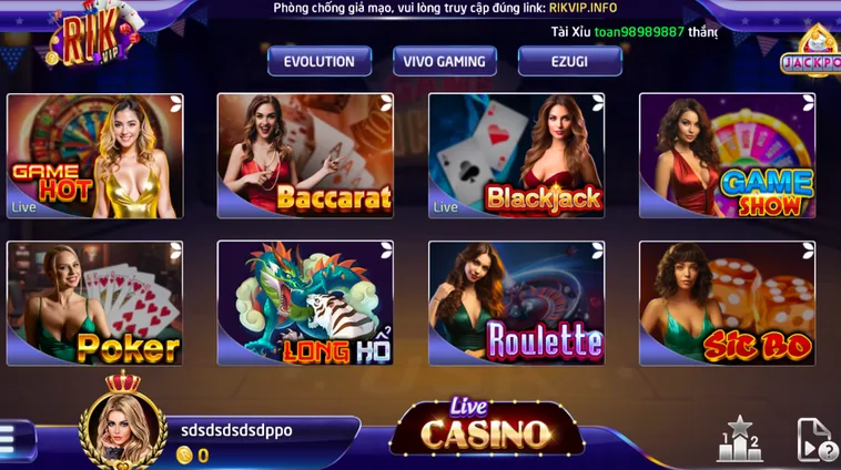 Hướng Dẫn Tham Gia Sảnh Casino Livestream Tại RikVip Đỉnh Cao Dành Cho Mọi Cao Thủ