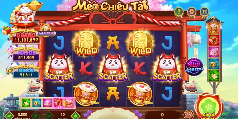 Nổ Hũ Mèo Chiêu Tài Tại RikVip Đỉnh Cao Giải Trí Với Cơ Hội Nhận Jackpot Khổng Lồ