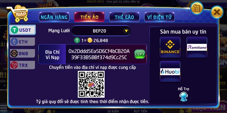 Hướng Dẫn Cách Nạp Tiền RikVip Siêu Tốc Và An Toàn Nhất Hiện Nay