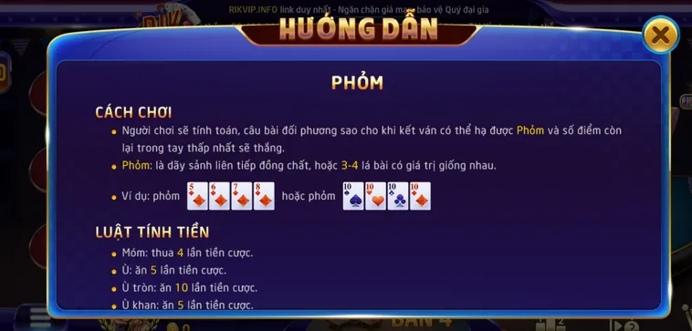 Phỏm Tại RikVip Sân Chơi Đẳng Cấp Đỉnh Cao Cho Các Cao Thủ Săn Thưởng