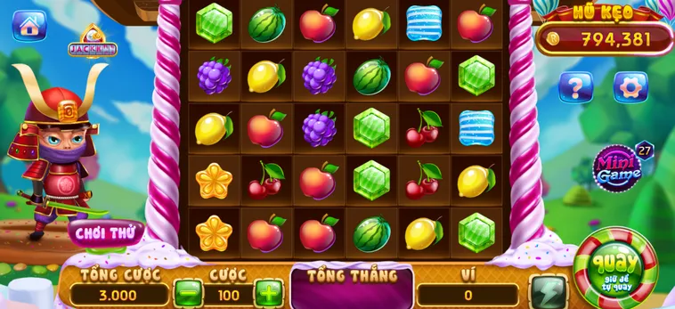 Trải Nghiệm Đỉnh Cao Game Nổ Hũ Candy Fruit Samurai Tại RikVip Phần Thưởng Cực Lớn