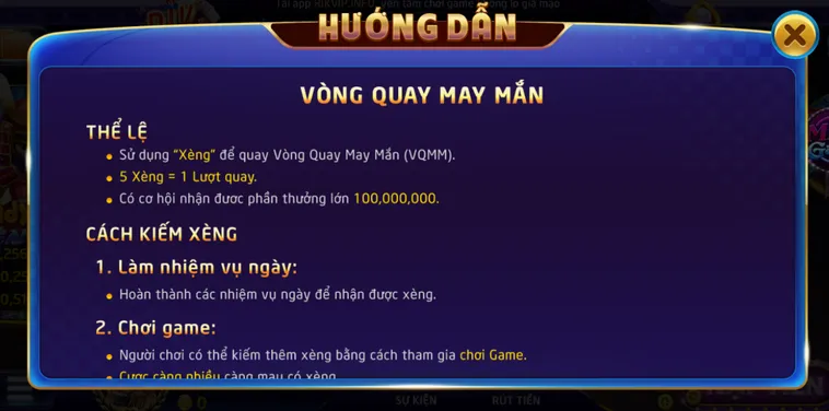 Khám Phá Minigame Vòng Quay May Mắn Tại RikVip Cơ Hội Nhận Quà Khủng