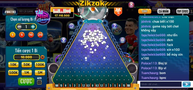 Minigame Zik Zak Tại RikVip Siêu Phẩm Giải Trí Với Lối Chơi Đầy Mê Hoặc